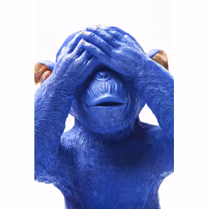 Skarbonka MONKEY MIZARU - niebieski