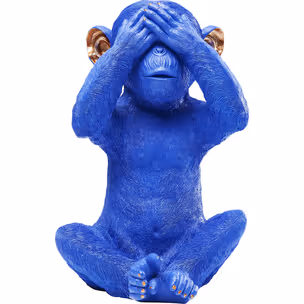 Skarbonka MONKEY MIZARU - niebieski