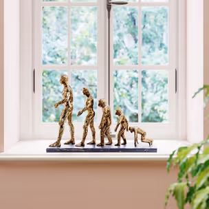 Figurka dekoracyjna EVOLUTION - złoty