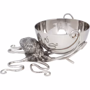 Cooler do butelek OCTOPUS 46 - srebrny