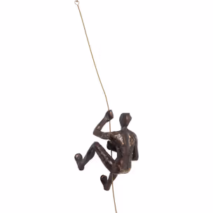 Dekoracja ścienna CLIMBER ROPE - brązowy
