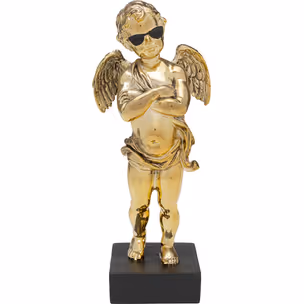 Figurka dekoracyjna COOL ANGEL - złoty