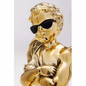 Figurka dekoracyjna COOL ANGEL - złoty