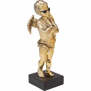 Figurka dekoracyjna COOL ANGEL - złoty