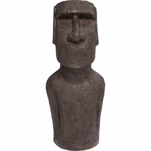 Figurka dekoracyjna EASTER ISLAND 80 cm - szary