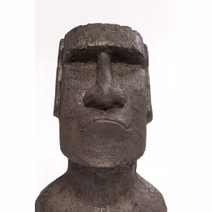 Figurka dekoracyjna EASTER ISLAND 80 cm - szary