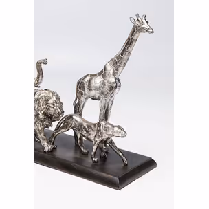 Figurka dekoracyjna ANIMAL JOURNEY - srebrny