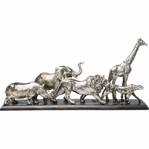 Figurka dekoracyjna ANIMAL JOURNEY - srebrny