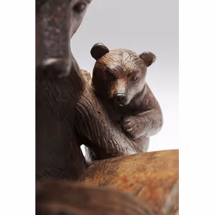 Figurka dekoracyjna READING BEARS - brązowy