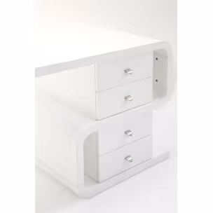 Biurko z szufladami SNAKE 150x70 - biały