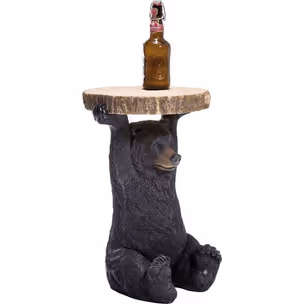Stolik pomocniczy ANIMAL BEAR 33 - czarny