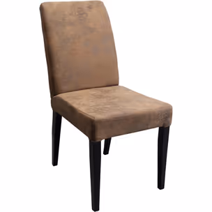 Krzesło tapicerowane CASUAL - brąz vintage/czarny