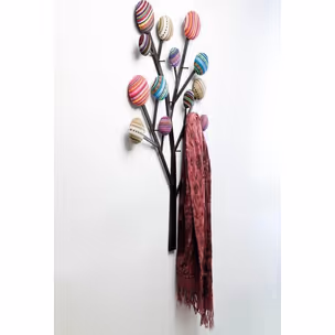 Wieszak ścienny BUBBLE TREE - multikolor