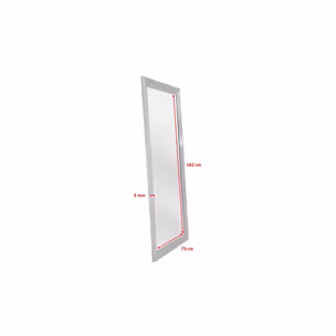 Lustro wiszące FRAME EVE 90x180 - srebrny