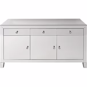 Komoda 3-drzwiowa z szufladami LUXURY - lustrzany