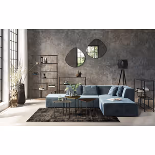 Lustro wiszące GÖTEBORG 93x90 - czarny
