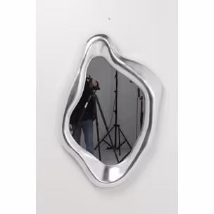 Lustro wiszące HOLOGRAM 76x119 - srebrny