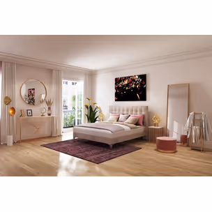 Lustro CURVE 70x200 - miedziany