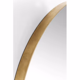 Lustro okrągłe CURVE 100 - mosiądz