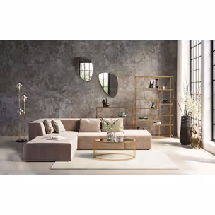 Lustro wiszące JETSET 56x83 - złoty