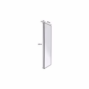 Lustro wiszące BELLA 30x130 - czarny