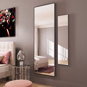 Lustro wiszące BELLA 30x130 - czarny