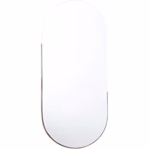 Lustro wiszące HIPSTER OVAL 50x114 - złoty