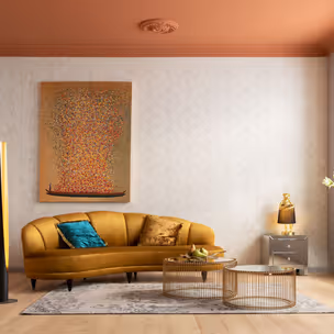 Szafka nocna 2-szufladowa LUXURY - perłowy lustrzany