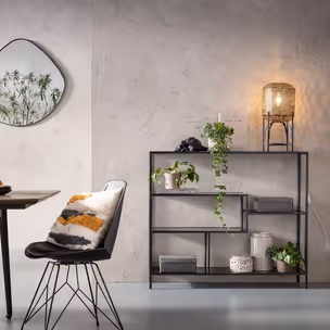 Regał LOFT 115x100 - czarny
