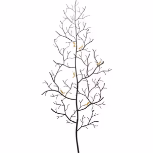 Wieszak ścienny ANTS ON A TREE - czarny