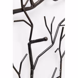 Wieszak ścienny ANTS ON A TREE - czarny