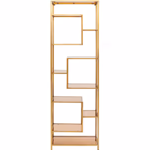 Regał LOFT 60x195 - złoty