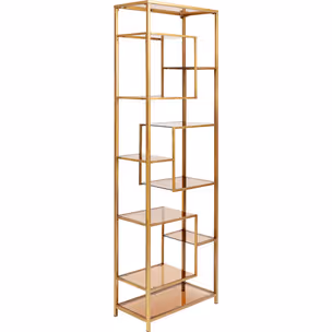 Regał LOFT 60x195 - złoty