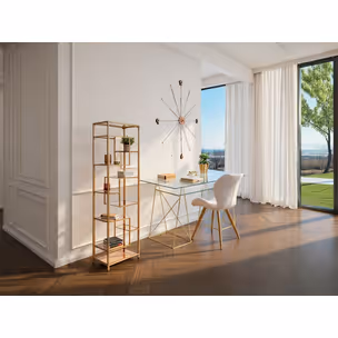Regał LOFT 60x195 - złoty