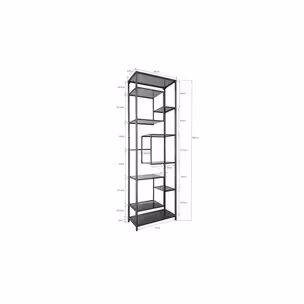 Regał LOFT 60x195 - złoty