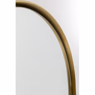 Lustro stojące CURVE MO 40x170 - mosiądz