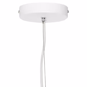 Lampa wisząca metalowa - biały