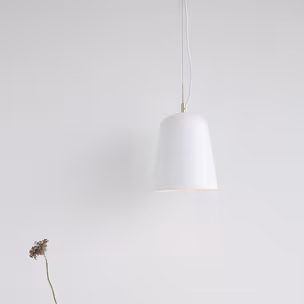Lampa wisząca metalowa - biały