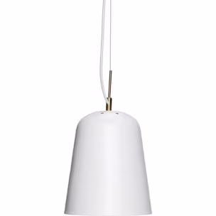 Lampa wisząca metalowa - biały