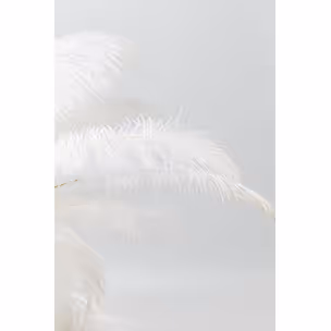 Lampa stołowa FEATHER PALM - biały/złoty