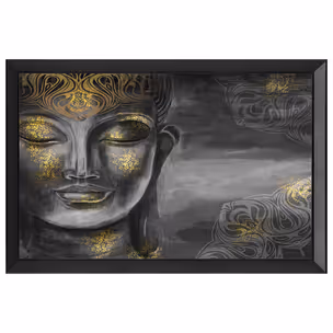 Orientalny obraz złoty Budda S23649 80x60 cm