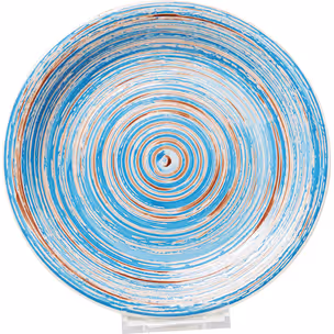 Talerz obiadowy SWIRL 27 - niebieski