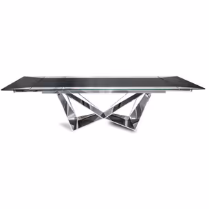 Stół rozkładany CT2099 210/290x75 - czarny/srebrny