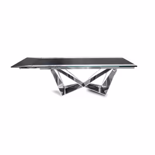 Stół rozkładany CT2099 210/290x75 - czarny/srebrny