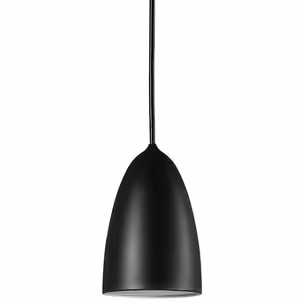 Lampa wisząca metalowa czarna Ø10x15 cm