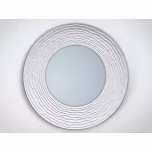 Lustro okrągłe PU442 Ø100 cm - biały