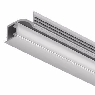Profil wpuszczany LOOX5 1107 do taśm LED 5 mm - aluminium/biały / gł. 23.5 mm / dł. 300 cm