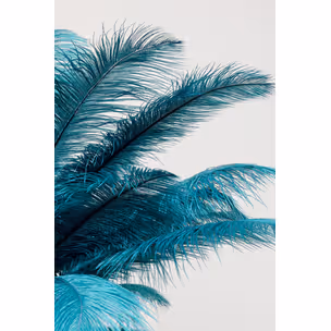 Lampa podłogowa FEATHER PALM - zielony/złoty