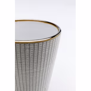 Kubek ceramiczny AMALIA - szarobeżowy