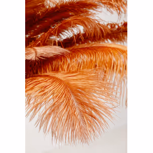 Lampa podłogowa FEATHER PALM - rdzawy/złoty